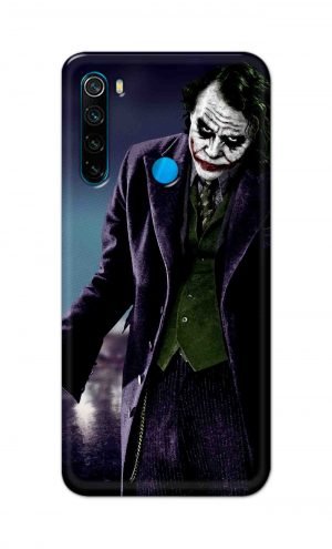 For Xiaomi Redmi Note 8 Printed Mobile Case Back Cover Pouch (Joker Standing)