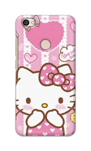 For Xiaomi Redmi Y1 Printed Mobile Case Back Cover Pouch (Hello Kitty Pink)