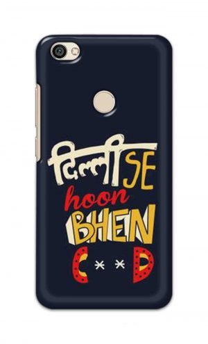 For Xiaomi Redmi Y1 Printed Mobile Case Back Cover Pouch (Dilli Se Hoon)