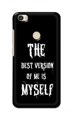 For Xiaomi Redmi Y1 Printed Mobile Case Back Cover Pouch (The Best Version Of Me)