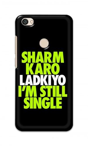 For Xiaomi Redmi Y1 Printed Mobile Case Back Cover Pouch (Sharm Karo Ladkiyon)