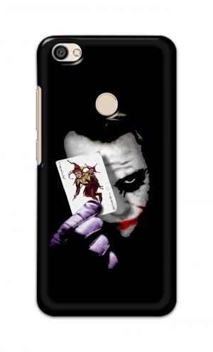 For Xiaomi Redmi Y1 Printed Mobile Case Back Cover Pouch (Joker Card In Hand)