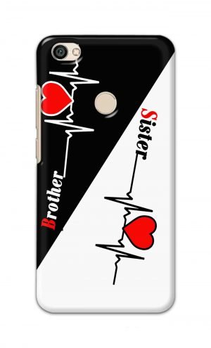 For Xiaomi Redmi Y1 Printed Mobile Case Back Cover Pouch (Brother Sister)