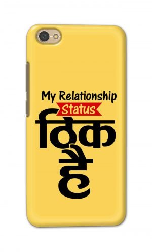 For Xiaomi Redmi Y1 Lite Printed Mobile Case Back Cover Pouch (My Relationship Status)