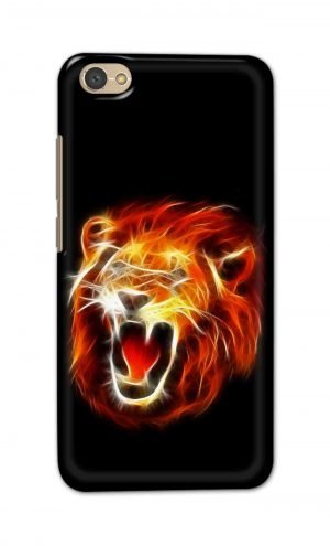 For Xiaomi Redmi Y1 Lite Printed Mobile Case Back Cover Pouch (Lion Fire)