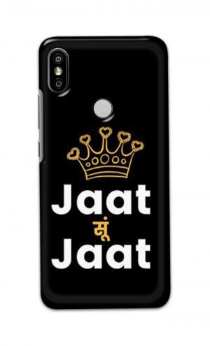 For Xiaomi Redmi Y2 Printed Mobile Case Back Cover Pouch (Jaat Su Jaat)