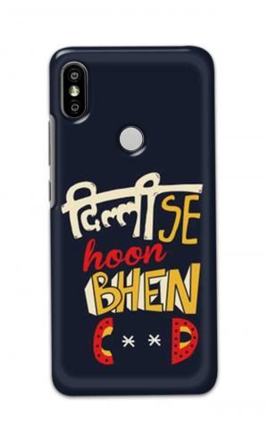 For Xiaomi Redmi Y2 Printed Mobile Case Back Cover Pouch (Dilli Se Hoon)