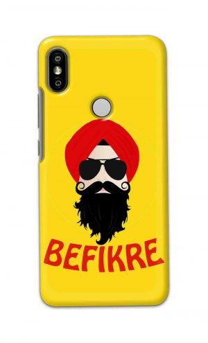 For Xiaomi Redmi Y2 Printed Mobile Case Back Cover Pouch (Sardar Ji Befikre)