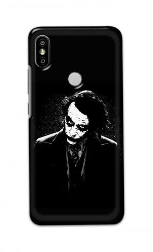 For Xiaomi Redmi Y2 Printed Mobile Case Back Cover Pouch (Joker Black And White)