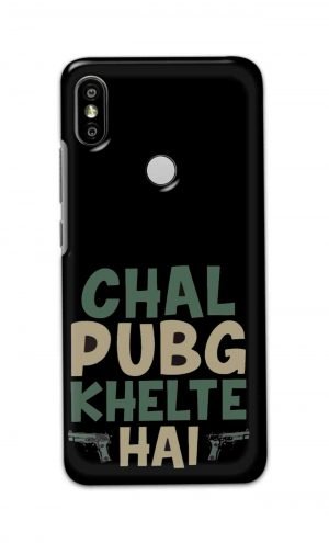 For Xiaomi Redmi Y2 Printed Mobile Case Back Cover Pouch (Pubg Khelte Hain)