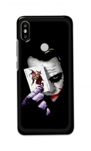 For Xiaomi Redmi Y2 Printed Mobile Case Back Cover Pouch (Joker Card In Hand)