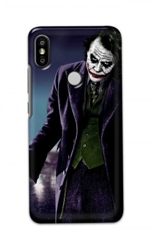 For Xiaomi Redmi Y2 Printed Mobile Case Back Cover Pouch (Joker Standing)