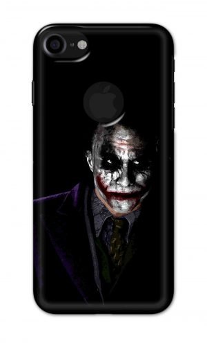 For Apple iPhone 7 / 8 Logo Cut Printed Mobile Case Back Cover Pouch (Joker Why So Serious)