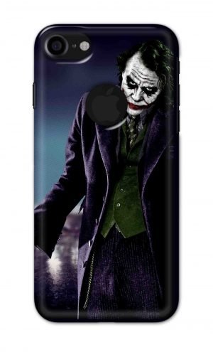 For Apple iPhone 7 / 8 Logo Cut Printed Mobile Case Back Cover Pouch (Joker Standing)