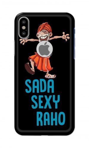 For Apple iPhone Xs Printed Mobile Case Back Cover Pouch (Sada Sexy Raho)