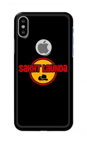 For Apple iPhone Xs Printed Mobile Case Back Cover Pouch (Sakht Launda)