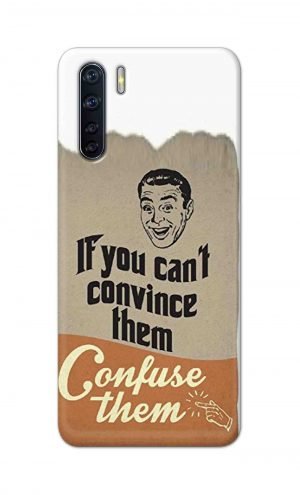 For OPPO F15 Printed Mobile Case Back Cover Pouch (If You cant Convince Them)