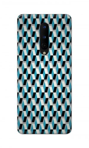 For OnePlus 8 Printed Mobile Case Back Cover Pouch (Diamonds Pattern)