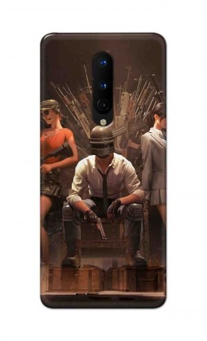 For OnePlus 8 Printed Mobile Case Back Cover Pouch (Pubg Sitting)