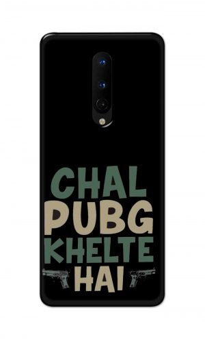 For OnePlus 8 Printed Mobile Case Back Cover Pouch (Pubg Khelte Hain)