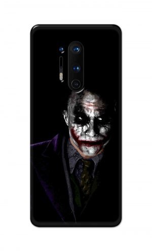 For OnePlus 8 Pro Printed Mobile Case Back Cover Pouch (Joker Why So Serious)