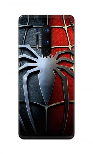 For OnePlus 8 Pro Printed Mobile Case Back Cover Pouch (Spider)