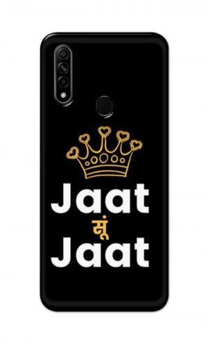 For Oppo A31 2020 Printed Mobile Case Back Cover Pouch (Jaat Su Jaat)