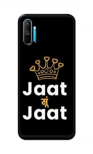 For Realme C3 Printed Mobile Case Back Cover Pouch (Jaat Su Jaat)