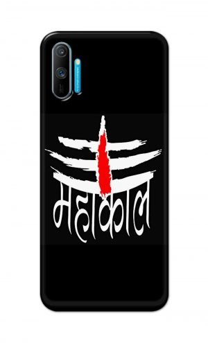 For Realme C3 Printed Mobile Case Back Cover Pouch (Mahakaal)