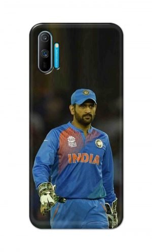 For Realme C3 Printed Mobile Case Back Cover Pouch (Mahendra Singh Dhoni)