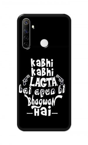 For Realme Narzo 10 Printed Mobile Case Back Cover Pouch (Apun Hi Bhagwan Hai)