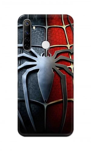 For Realme Narzo 10 Printed Mobile Case Back Cover Pouch (Spider)