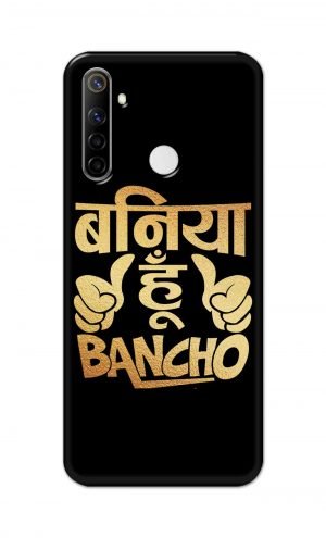 For Realme Narzo 10 Printed Mobile Case Back Cover Pouch (Baniya Hoon)