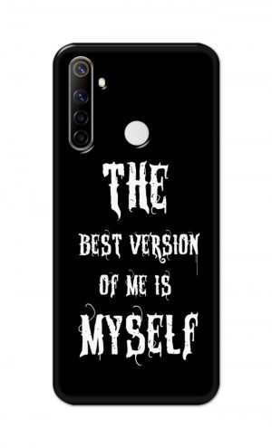 For Realme Narzo 10 Printed Mobile Case Back Cover Pouch (The Best Version Of Me)