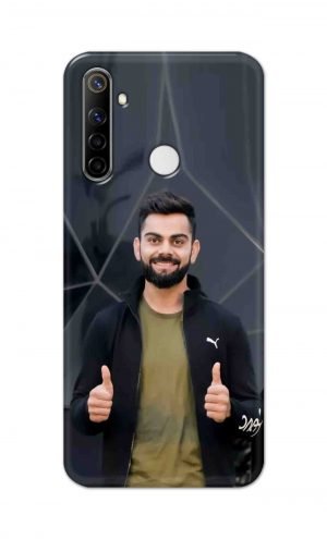 For Realme Narzo 10 Printed Mobile Case Back Cover Pouch (Virat Kohli)