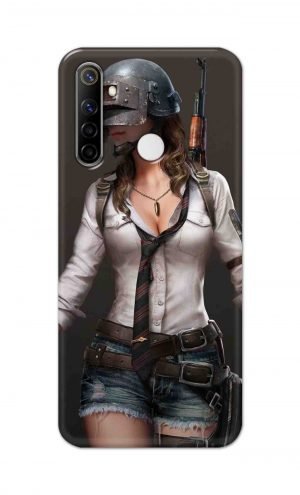 For Realme Narzo 10 Printed Mobile Case Back Cover Pouch (Pubg Girl)