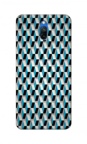 For Xiaomi Mi Redmi 8A Dual Printed Mobile Case Back Cover Pouch (Diamonds Pattern)