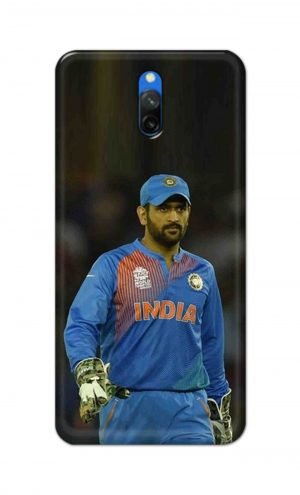 For Xiaomi Mi Redmi 8A Dual Printed Mobile Case Back Cover Pouch (Mahendra Singh Dhoni)