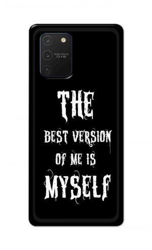 For Samsung Galaxy Note 10 Lite Printed Mobile Case Back Cover Pouch (The Best Version Of Me)