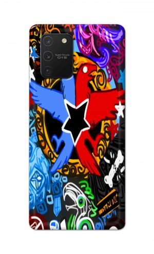 For Samsung Galaxy Note 10 Lite Printed Mobile Case Back Cover Pouch (Colorful Eagle)