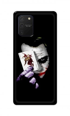 For Samsung Galaxy Note 10 Lite Printed Mobile Case Back Cover Pouch (Joker Card In Hand)