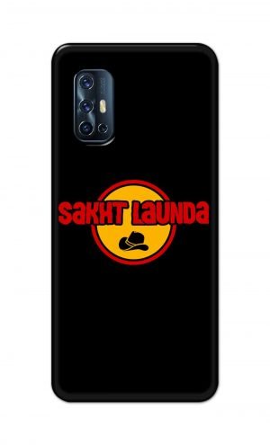 For Vivo V17 Printed Mobile Case Back Cover Pouch (Sakht Launda)