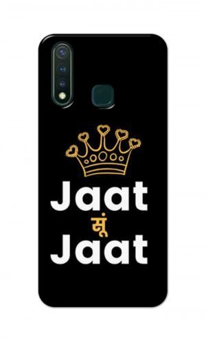 For Vivo Y19 Printed Mobile Case Back Cover Pouch (Jaat Su Jaat)