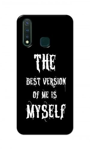 For Vivo Y19 Printed Mobile Case Back Cover Pouch (The Best Version Of Me)