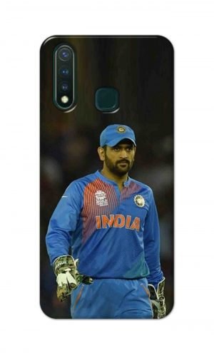 For Vivo Y19 Printed Mobile Case Back Cover Pouch (Mahendra Singh Dhoni)