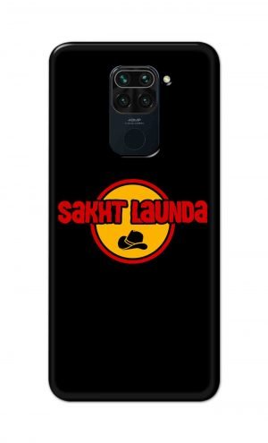 For Xiaomi Mi Redmi Note 9 Printed Mobile Case Back Cover Pouch (Sakht Launda)