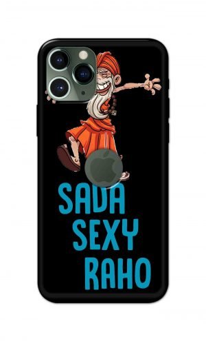 For Apple iPhone 11 Pro Logo Cut Printed Mobile Case Back Cover Pouch (Sada Sexy Raho)
